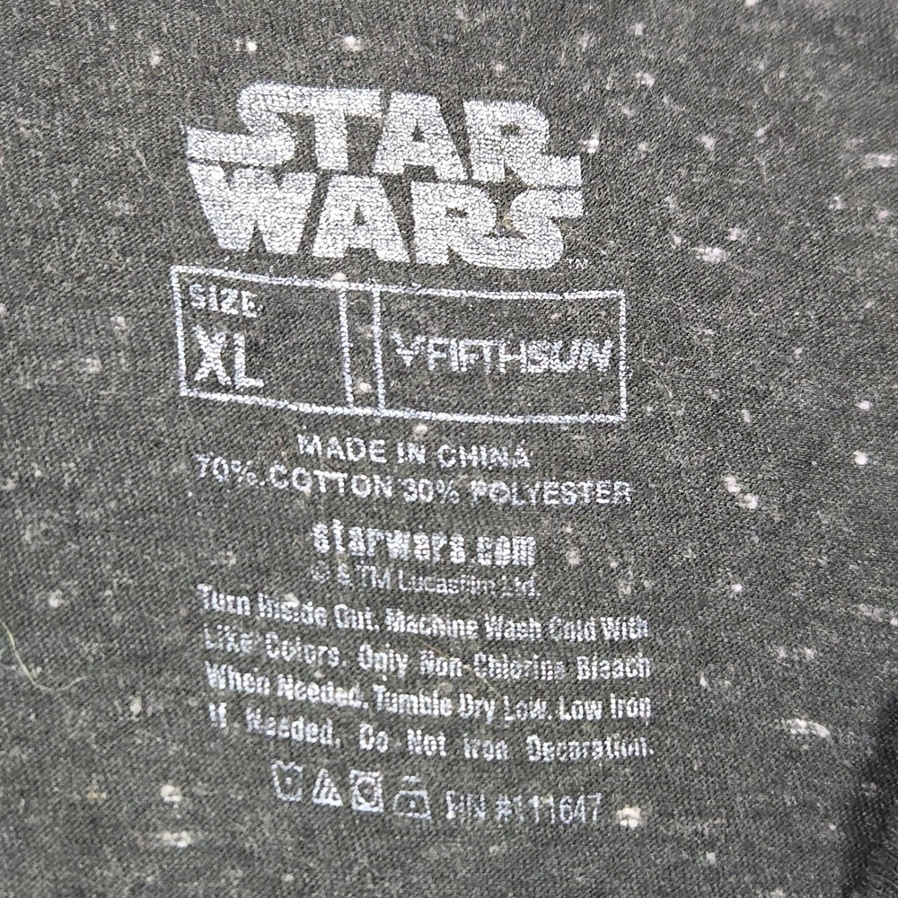 Star Wars Death Star Graphic T-Shirt Mens XL Fifth Sun Sci-Fi Movie Tee - Picture 5 of 6